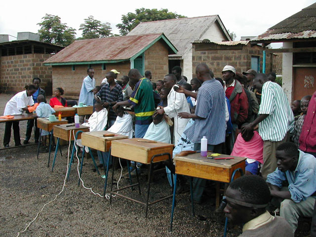 Getting Haircuts in Downtown Nairobi