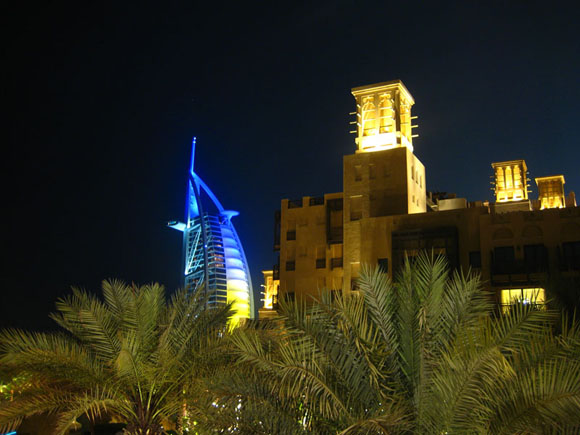 Night view of the Burj al Arab Hotel Burj al Arab Hotel Dubai