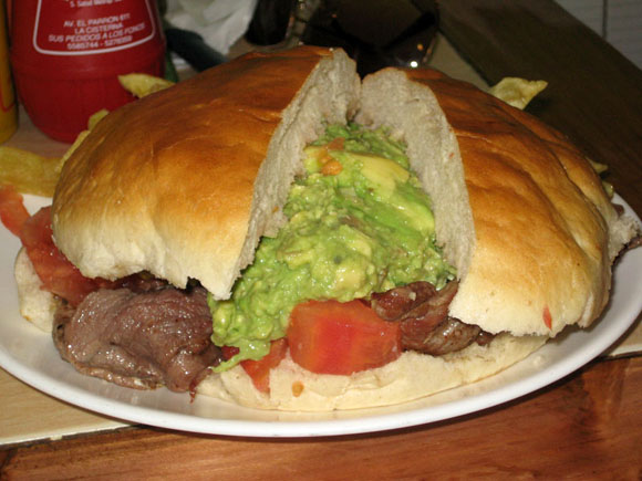 Churrasco Completo, Santiago, Chile Churrasco Completo, Santiago, Chile