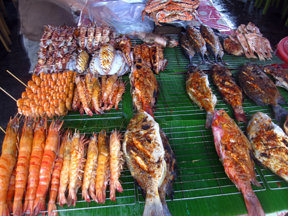 Kota Kinabalu seafood selection seafood in borne