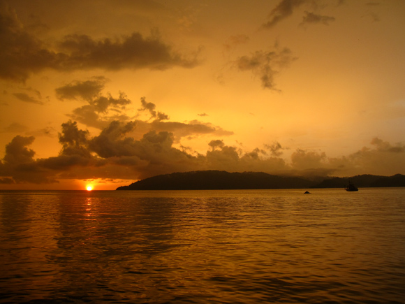 sunset in kota kinabalu kota kinabalu borneo sunset