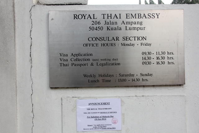 How to get a Thai visa in Kuala Lumpur How to get a Thai visa in Kuala Lumpur