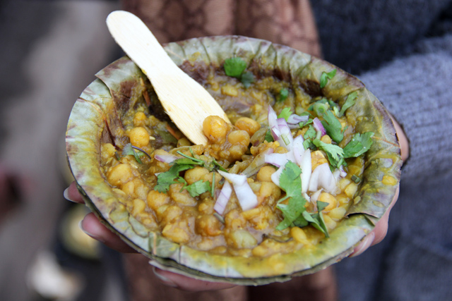 Ghugni Chaat in Kolkata, India