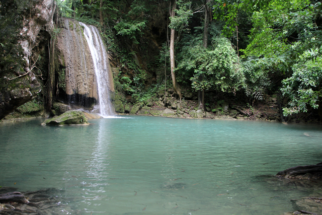 3rd level of Erawan Waterfall 3rd level of Erawan Waterfall