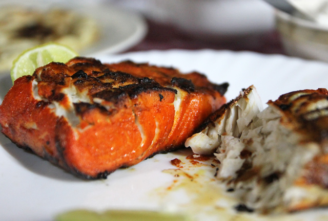 Fish barbecue at Barbecue House restaurant in Dar Es Salaam Fish barbecue at Barbecue House restaurant in Dar Es Salaam