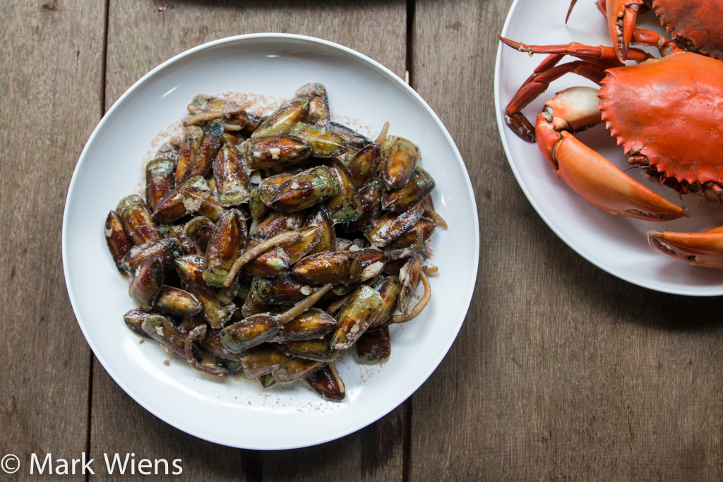 Thai lamp shell curry