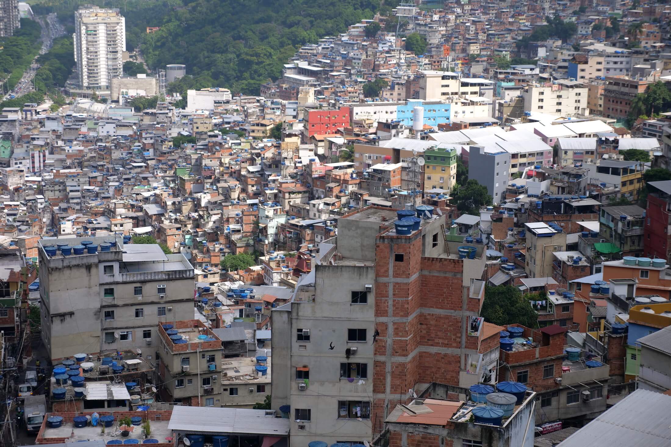 An amazing display of ingenuity, the homes are literally built on top of one another, this single community home to almost 300,000 people
